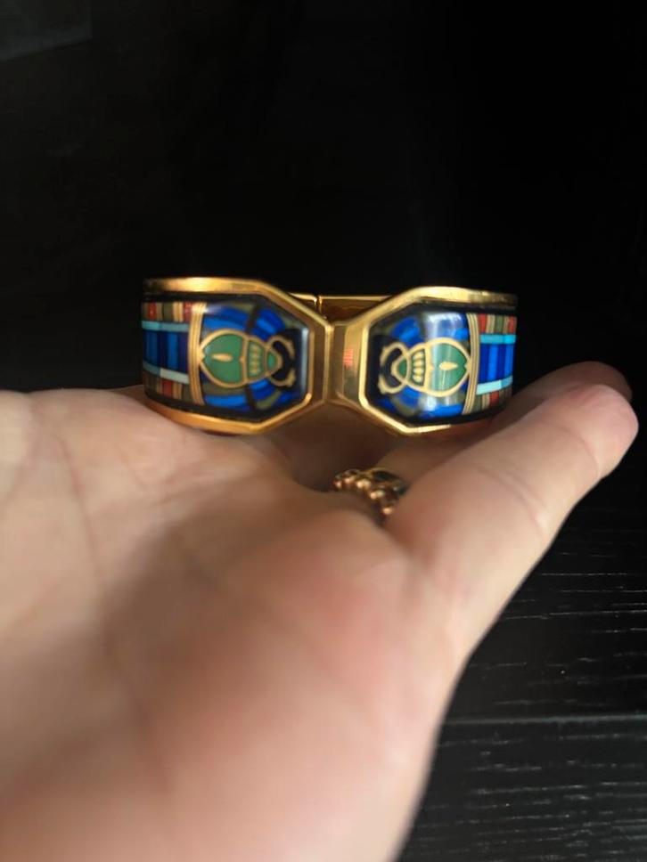 Michaela Frey Wien Armband 'Scarabee' - Prachtig Design, Sieraden, Tassen en Uiterlijk, Armbanden, Zo goed als nieuw, Overige materialen