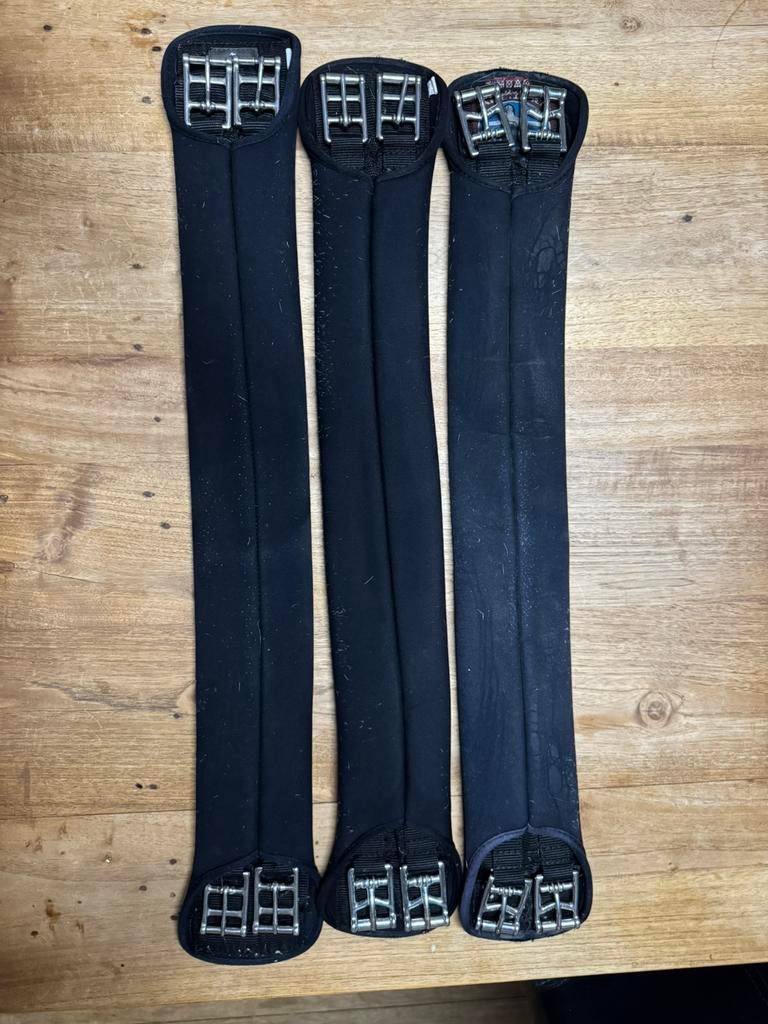 3 x Dressursingels 70cm Kieffer Busse, Dieren en Toebehoren, Paarden en Pony's | Hoofdstellen en Tuigage, Ophalen, Gebruikt, Dressuur