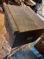 oude kist,afm. 33x40x50 cm,met fraaie hengsels, Ophalen of Verzenden