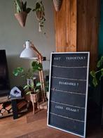 Groot krijtbord met ophanglijnen, Ophalen, Gebruikt, Krijtbord