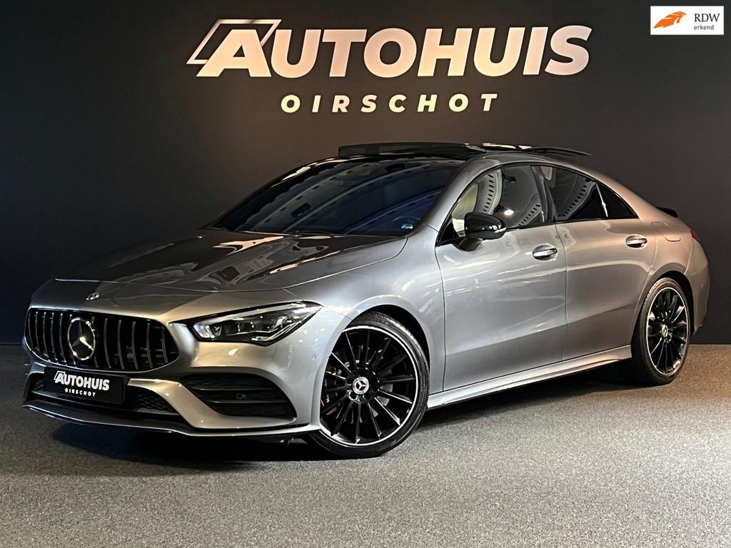 Mercedes-Benz CLA-klasse 250 Premium Plus AMG Pano/Memory/Am, Gebruikt, 4 cilinders, Leder, 1600 kg