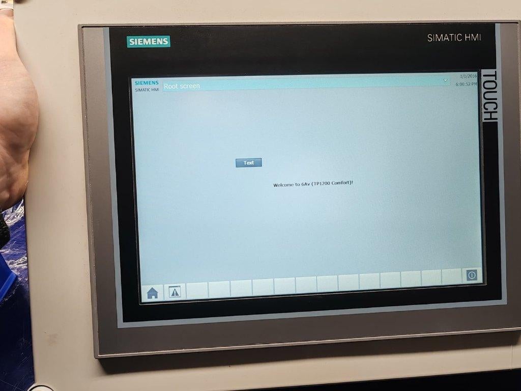 Siemens SIMATIC HMI TP1200 Comfort 6AV2124‑0MC01‑0AX0, Ophalen of Verzenden, Zo goed als nieuw