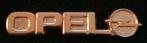 Opel pin met logo- goudkleurig, Verzamelen, Verzenden, Nieuw, Transport, Speldje of Pin
