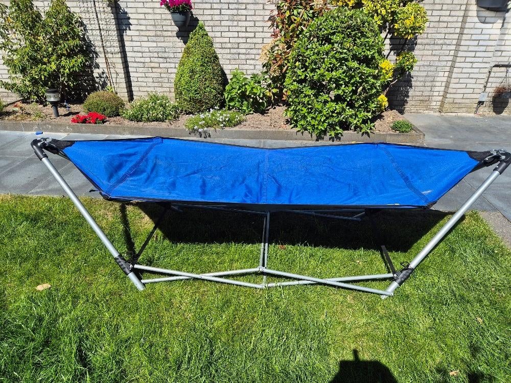 Hangmat met onderstel merk Kelsius, Opvouwbaar, Gebruikt, Ophalen of Verzenden, Eenpersoons