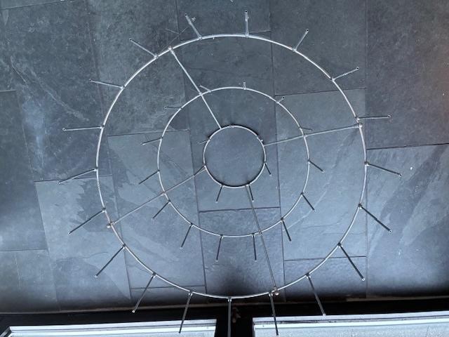 Leitmotiv Melkflessen Kroonluchter XL, Huis en Inrichting, Ophalen, Zo goed als nieuw, Glas