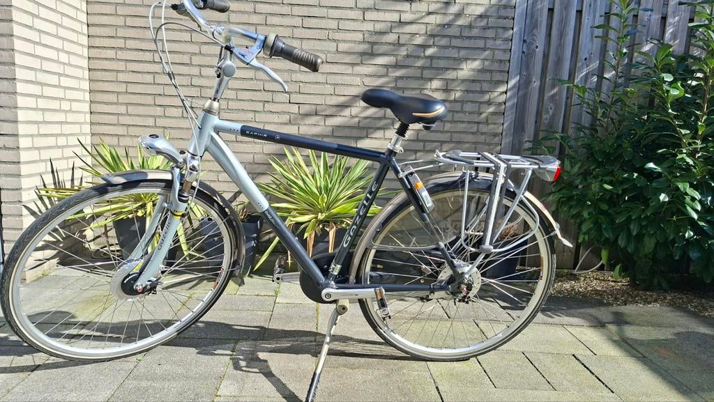 Gazelle Saphir Herenfiets - Zeer nette staat, Ophalen, Versnellingen, Zo goed als nieuw, 57 tot 61 cm