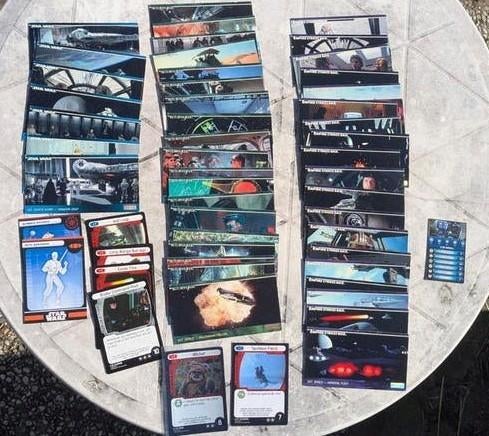 Star Wars Topps en TCG cards., Ophalen of Verzenden, Gebruikt, Overige typen