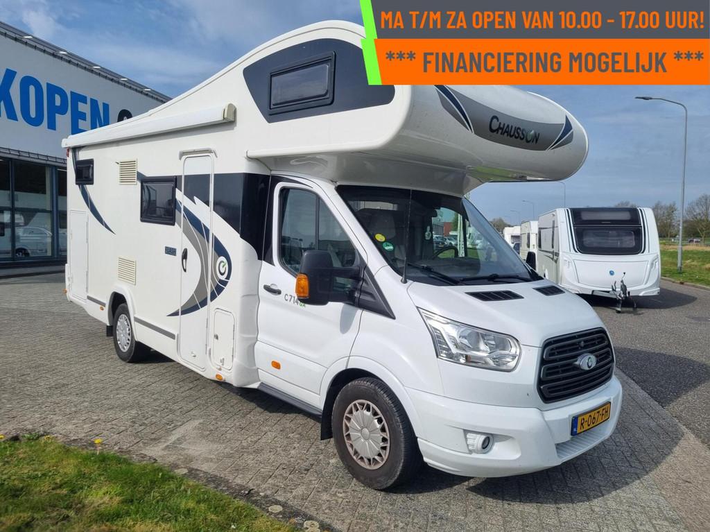Chausson C714GA FLASH / 6 PERSOONS RDW + AIRCO +LUCHTVERING, Diesel, Elektrische ramen, Koelkast, Half-integraal