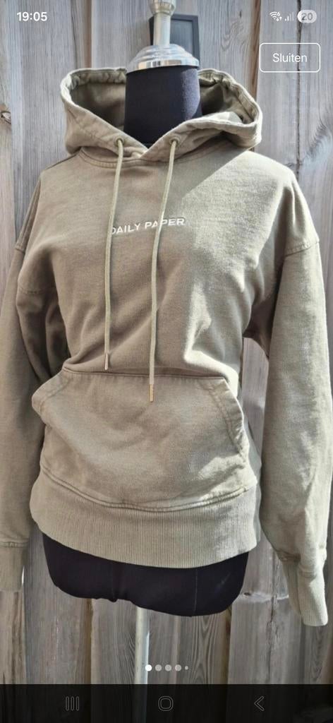 Daily Paper Dames Hoodie Groen Maat XS/S, Ophalen of Verzenden