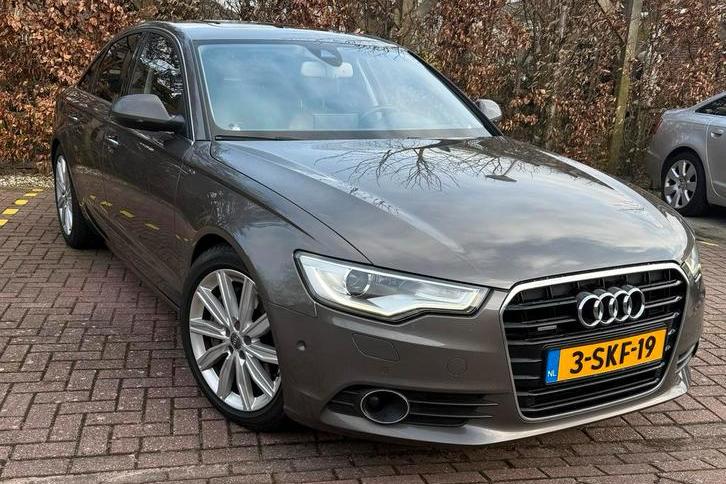 Audi A6 3.0 Tfsi quattro bomvol optie’s!, Auto's, Audi, Automaat, Bruin, Leder, Bruin