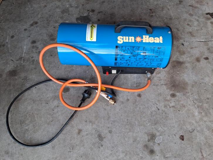 Gaskachel 'SunHeat' 15G, 10-16kW - Krachtige Verwarming, Huis en Inrichting, Kachels, Gebruikt, Vrijstaand, Gaskachel, Gas, Ophalen of Verzenden