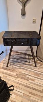 Vintage Koffermodel Dressoir/Bijzettafel van Staal, Ophalen, Gebruikt, 75 cm of meer, 60 cm of meer
