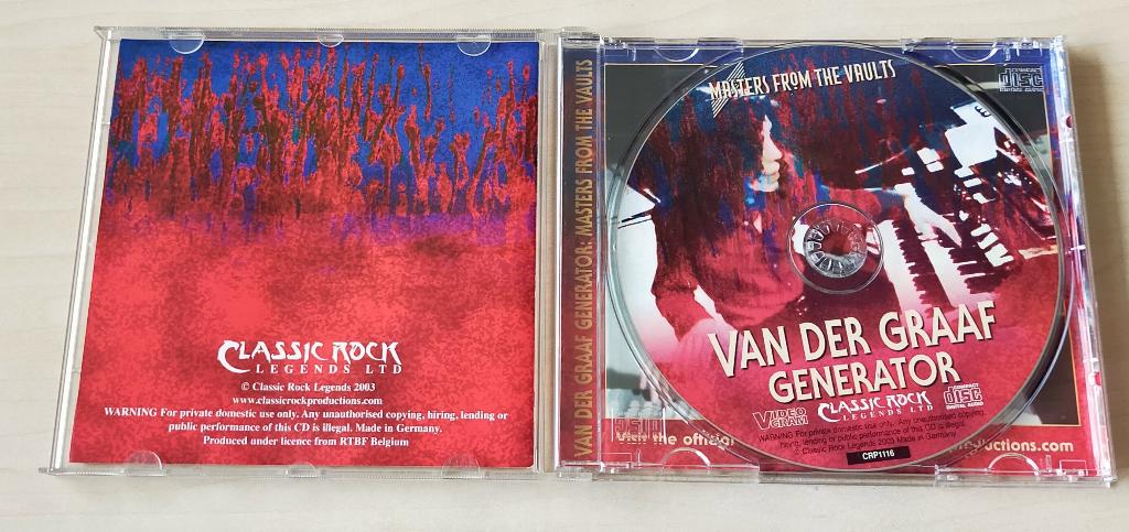 Van der Graaf Generator  - Masters From The Vaults CD 2003, Ophalen of Verzenden, Gebruikt, Progressive