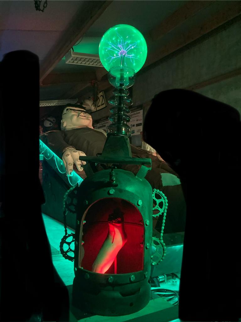 Gondel, corso, versierde wagen Frankenstein, Ophalen, Carnaval