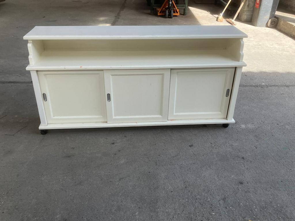Wit dressoir, Ophalen, Gebruikt, 25 tot 50 cm, 150 tot 200 cm