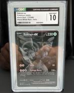 Pokemon CGC 10 Zekrom Black Bolt 172/086, Ophalen, Zo goed als nieuw, Losse kaart, Foil
