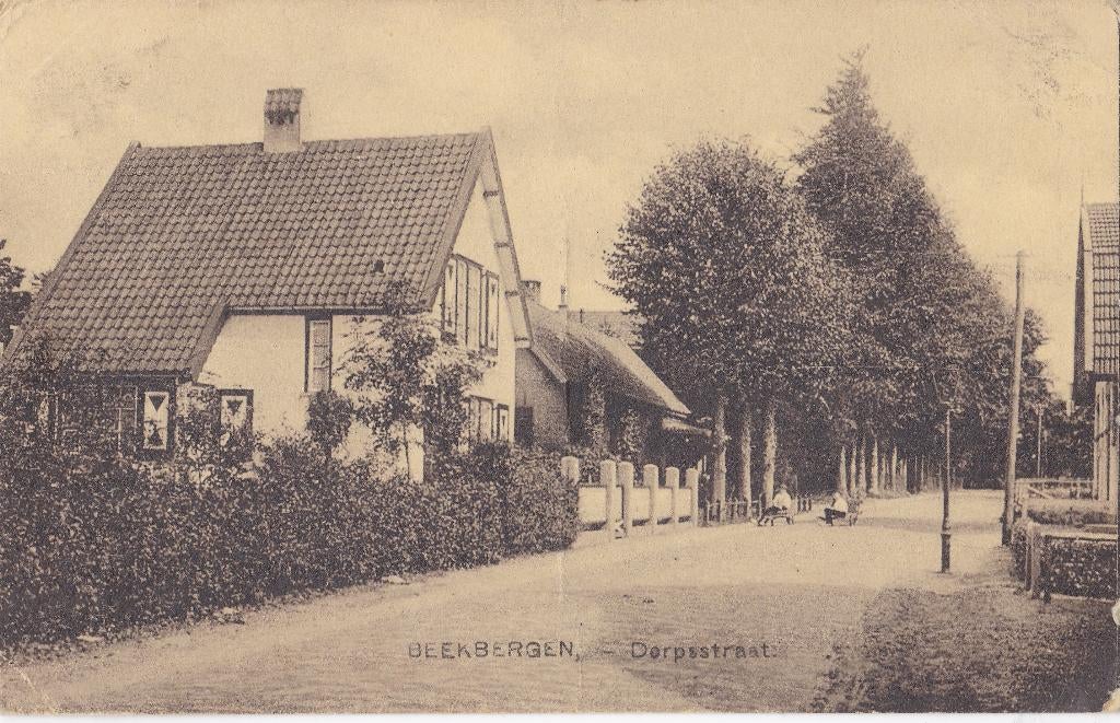 Beekbergen Dorpsstraat, Ophalen of Verzenden, 1920 tot 1940, Gelopen, Gelderland