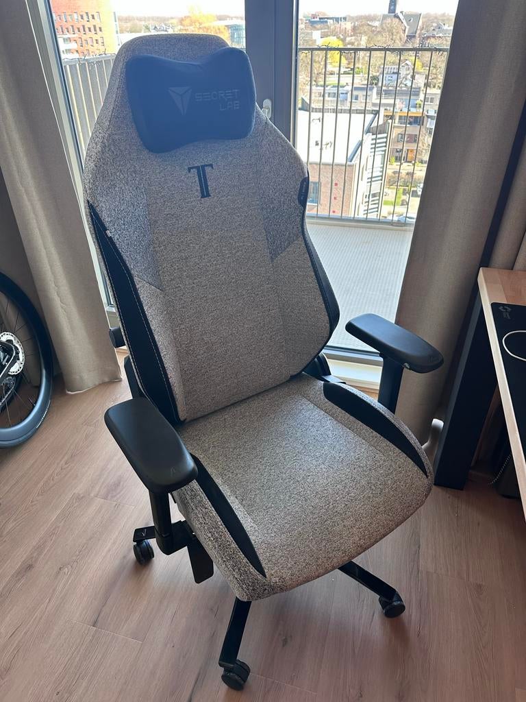 Secretlab TITAN Evo 2022 Bureaustoel Large, Ophalen, Zo goed als nieuw, Grijs, Bureaustoel