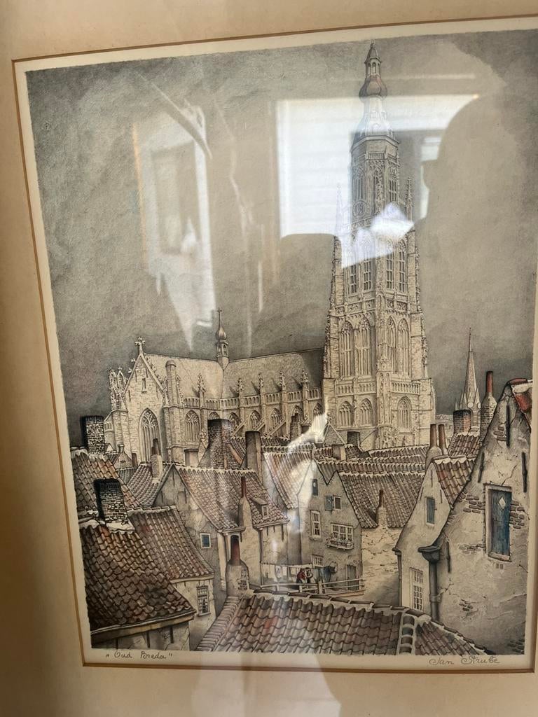 Jan strube  oud breda, Antiek en Kunst, Ophalen