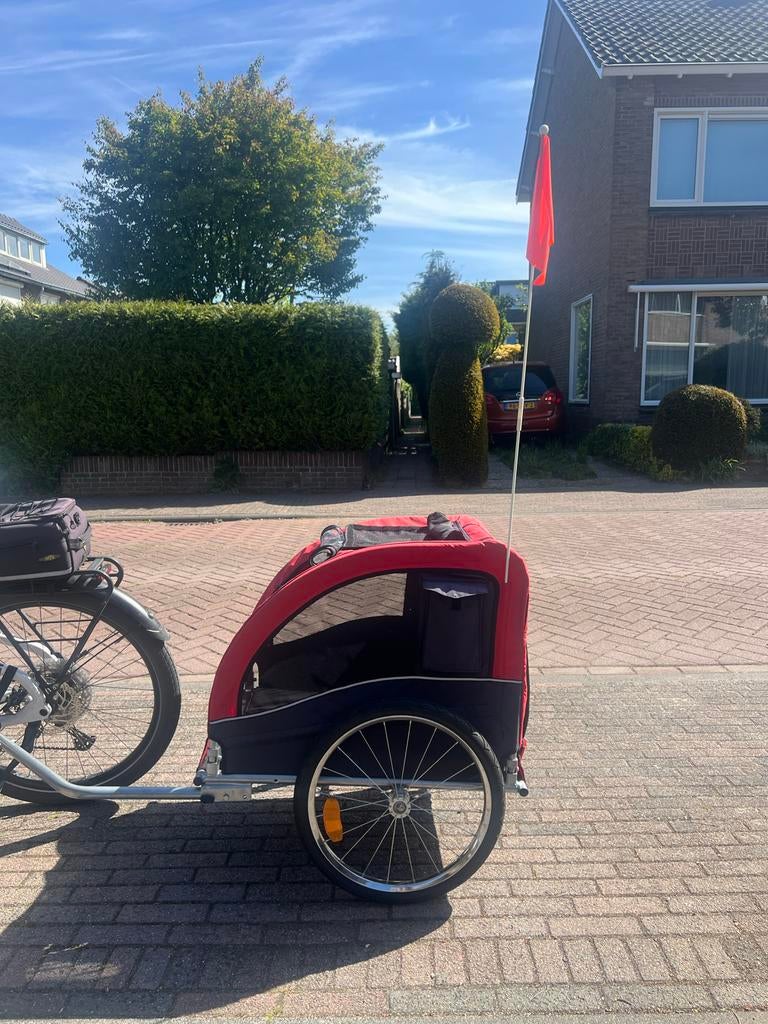 Trixie Fietskar met dubbele bevestiging, ook voor e-bike, Fietsen en Brommers, Fietsaccessoires | Aanhangers en Karren, Ophalen