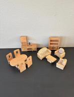 Educo poppenhuis accessoires keuken eettafel stoelen bank, Ophalen of Verzenden, Zo goed als nieuw, Poppenhuis