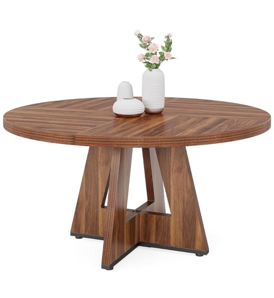 Ronde eettafel NIEUW in doos!, Ophalen, Nieuw, Vier personen, Overige houtsoorten