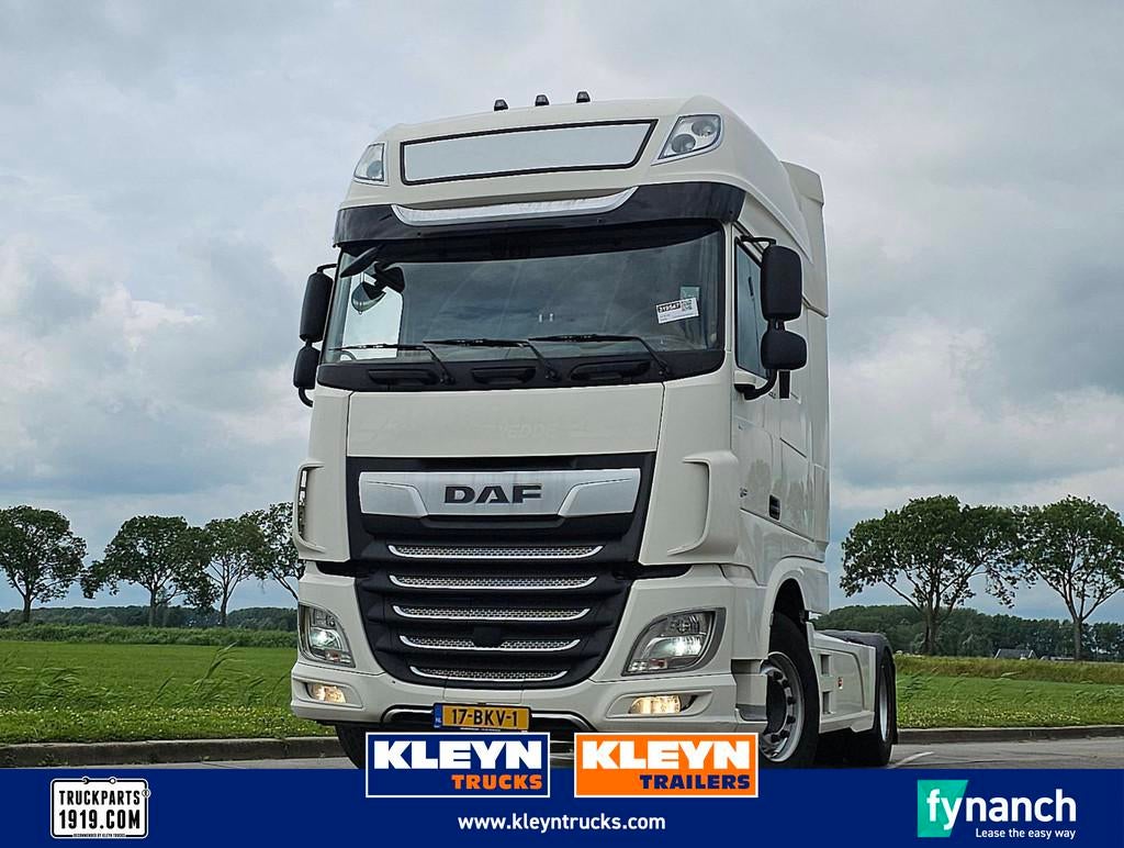 DAF XF 480 ssc led skirts nl-tr, Auto's, Vrachtwagens, Automaat, Euro 6, Elektrische buitenspiegels, Wit