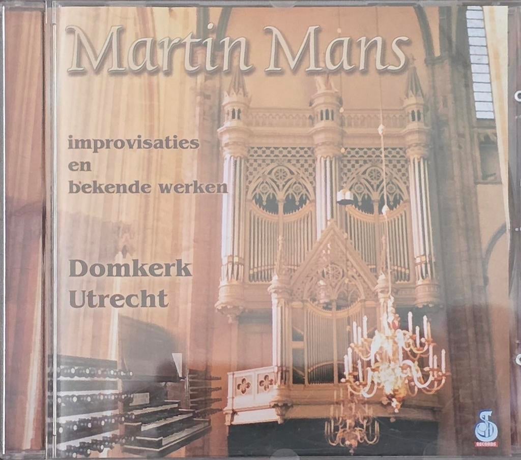 Martin Mans - Improvisaties & Bekende Werken Domkerk Utrecht, Ophalen of Verzenden, Modernisme tot heden, Zo goed als nieuw, Orkest of Ballet