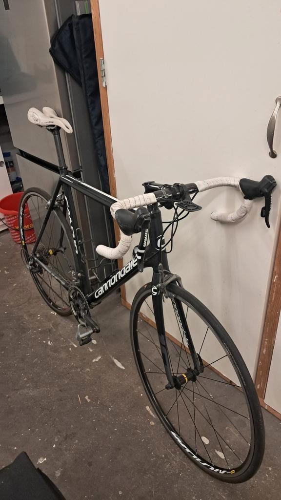 Cannondale racefiets - Maat L, aluminium, nieuwe ketting, Fietsen en Brommers, Fietsen | Racefietsen, Gebruikt, Heren, Overige merken
