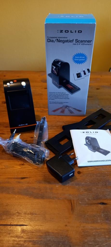 Zolid Dia/Negatief Scanner - Nieuw in doos, Ophalen of Verzenden, Nieuw, Diascanner, Zolid