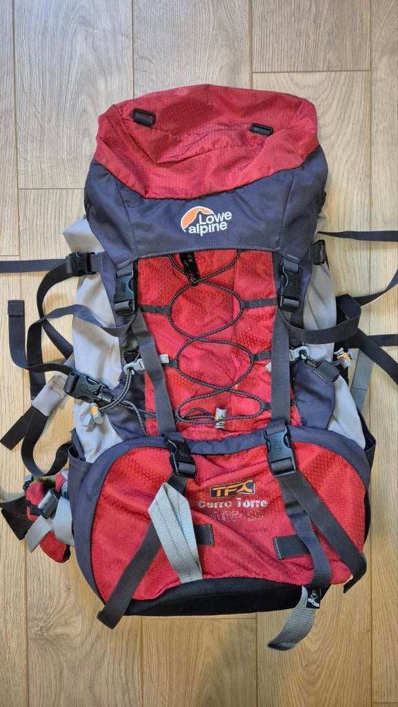 Lowe Alpine Cerro Torre  55 +15 Rugzak - Backpacken rugtas, Sport en Fitness, Bergsport en Wandelen, Ophalen of Verzenden, Zo goed als nieuw