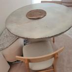 Woood Damon betonlook ronde eettafel, Overige materialen, Gebruikt, Rond, Ophalen of Verzenden
