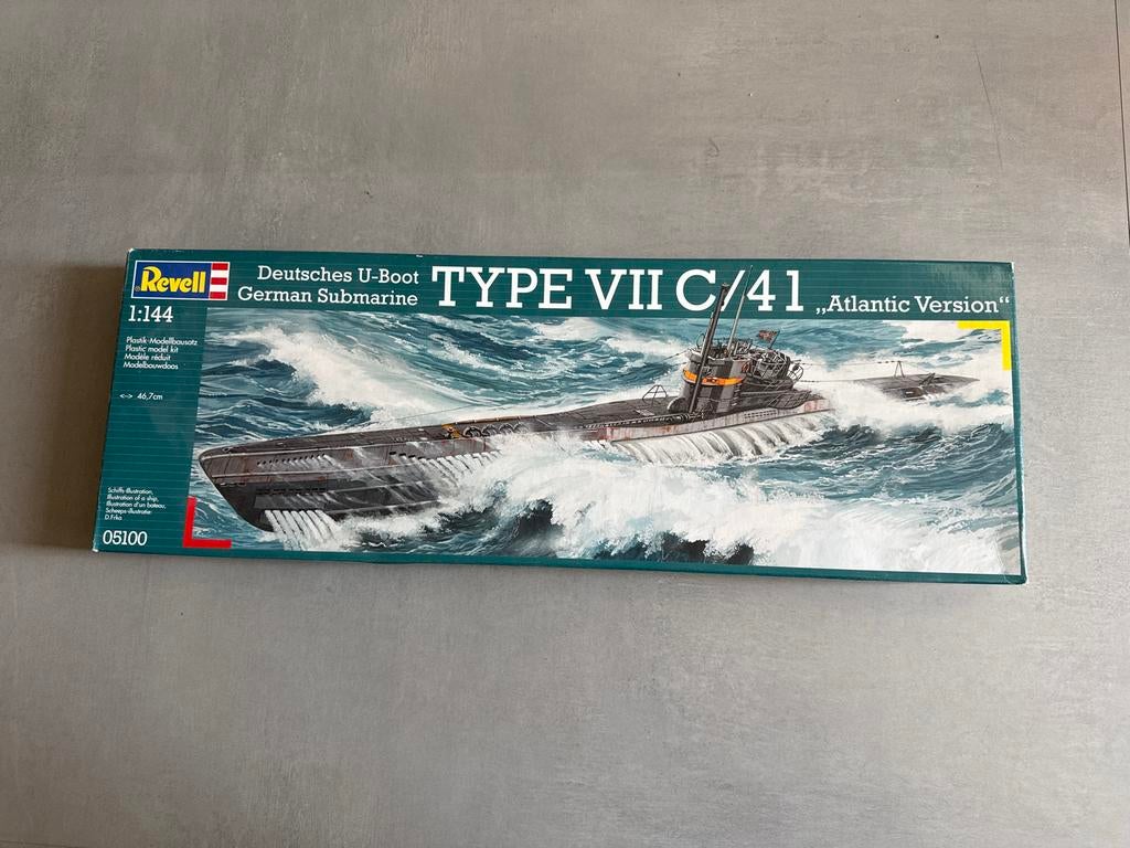 Revell U-Boot Type VII C/41, Ophalen of Verzenden, Nieuw, Revell