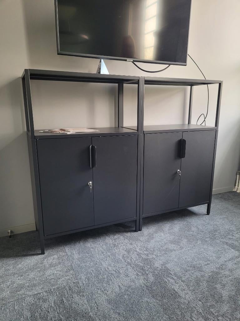 Ikea Trotten (2x), Ophalen, Met deur(en), 50 tot 100 cm, Metaal