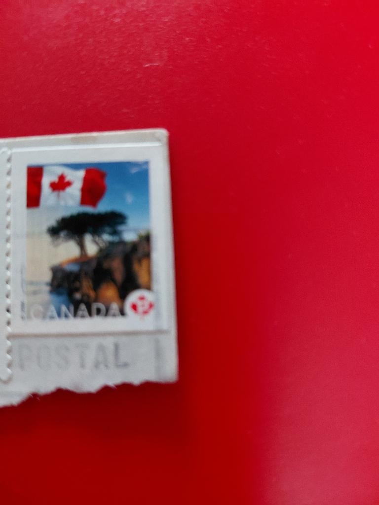 Canada, boom, vlag, Verzenden, Gestempeld, Noord-Amerika