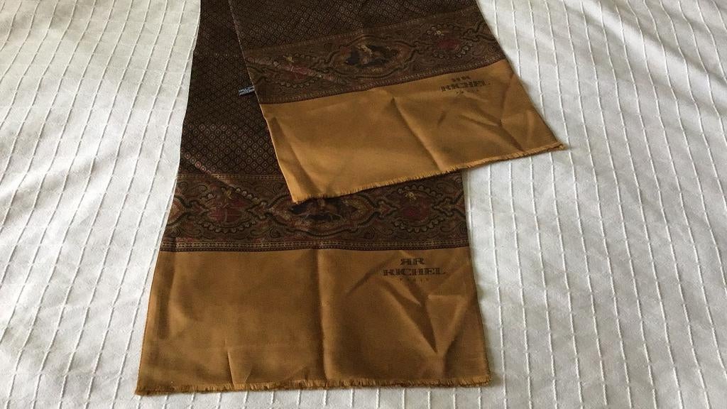 “Richel” vintage zijde sjaal, Kleding | Dames, Mutsen, Sjaals en Handschoenen, Ophalen of Verzenden, Zo goed als nieuw, Maat 46/48 (XL) of groter