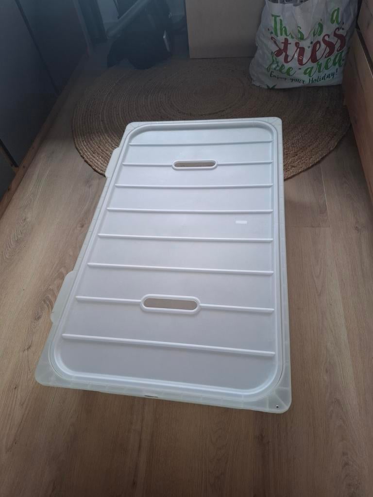 Opbergbox voor onder bank of bed - 92,5x54,5x18, Ophalen