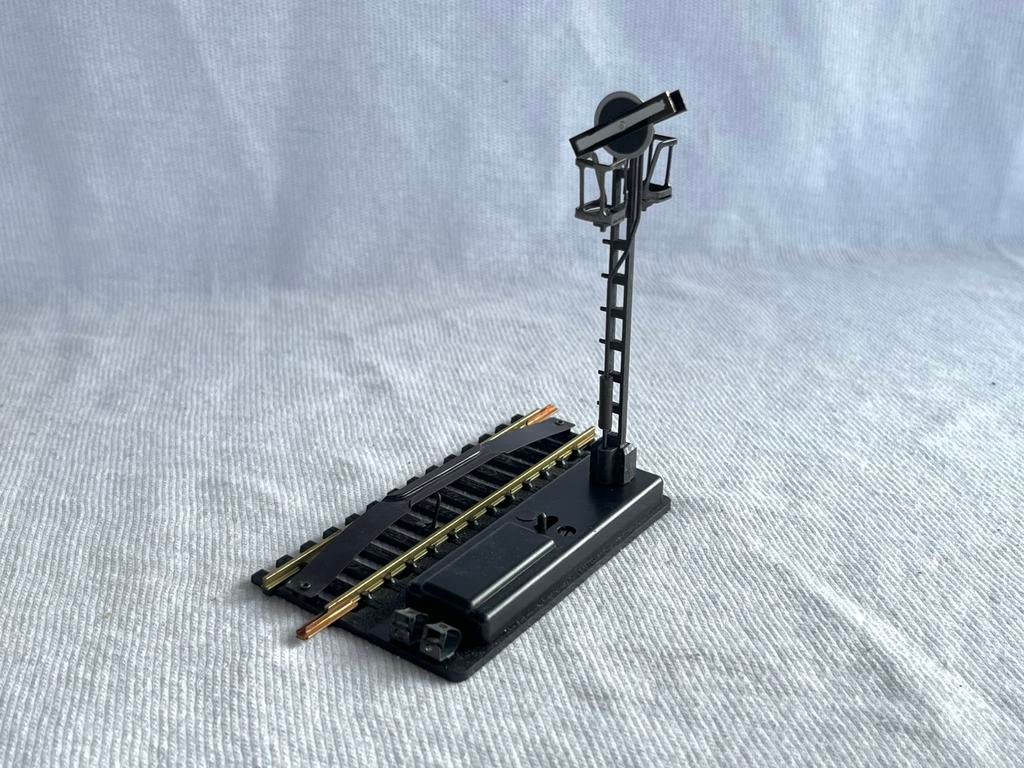 Fleischmann 1700/2 MS ontkopplerail met seinpaal, Gelijkstroom, Fleischmann, Rails, Ophalen of Verzenden