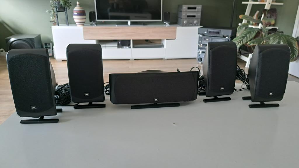 JBL 1x scs200cen 4 x scs200sat, Overige merken, Overige systemen, 70 watt of meer, Ophalen of Verzenden