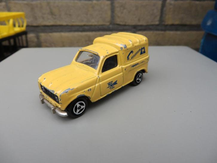 Majorette Renault 4l F4 Bestel Telefoonbedrijf lichtgeel, Hobby en Vrije tijd, Modelauto's | Overige schalen, Gebruikt, Auto, Ophalen of Verzenden
