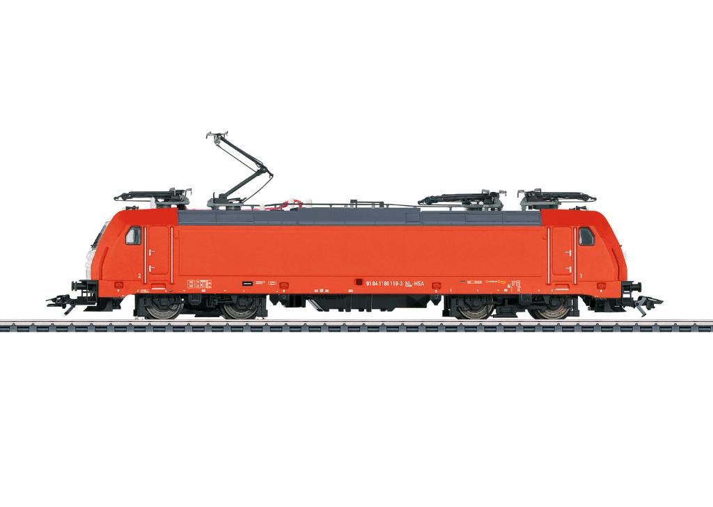 Märklin 36639 – NS Elektrische Loc E 186 (186 118) – Mfx, Ophalen, Wisselstroom, Locomotief, Nieuw