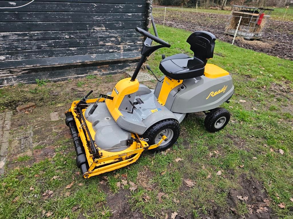 Stiga zitmaaier, Ophalen, Gebruikt