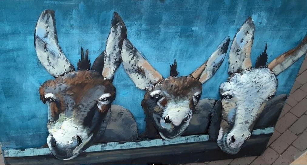 EZELS schilderij, Ophalen