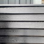 Partij stalen potdekselplaten zwart met houtnerf, 5000mm, Ophalen of Verzenden, Zo goed als nieuw, Overige materialen, Minder dan 20 mm