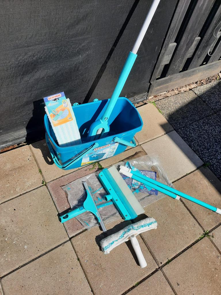 Leifheit dweil met emmer Raam schoonmaakset, Ophalen, Dweilemmer, -bak, of -wagen