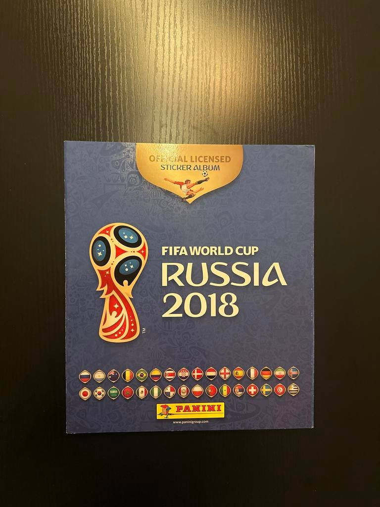 Panini WK 2018 album - Heel mooi exemplaar, Ophalen of Verzenden, Zo goed als nieuw, Sport