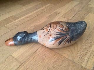 vintage beeld eend beeldje woondecoratie keramiek, Antiek en Kunst, Curiosa en Brocante, Ophalen