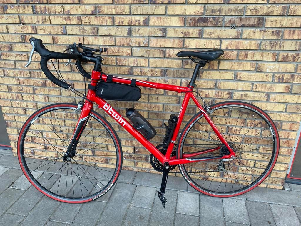 B’twin Triban 3 racefiets, 28 inch, Aluminium, Zo goed als nieuw, 15 tot 20 versnellingen