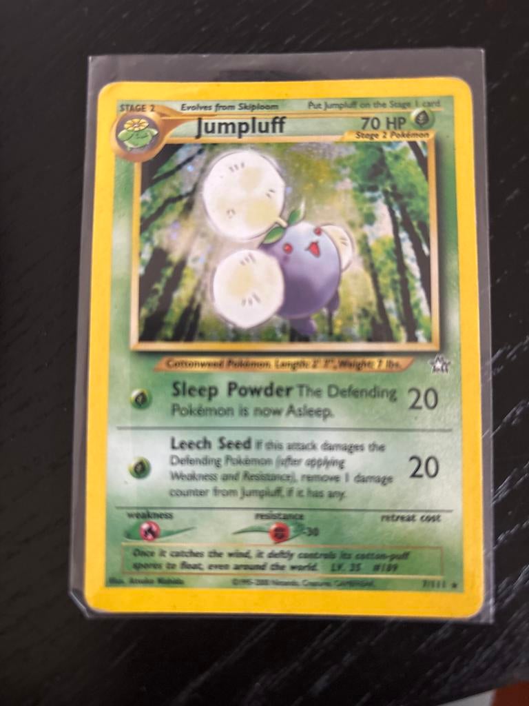 Jumpluff Pokémon kaart (70 HP, Stage 2), Ophalen of Verzenden, Gebruikt, Losse kaart