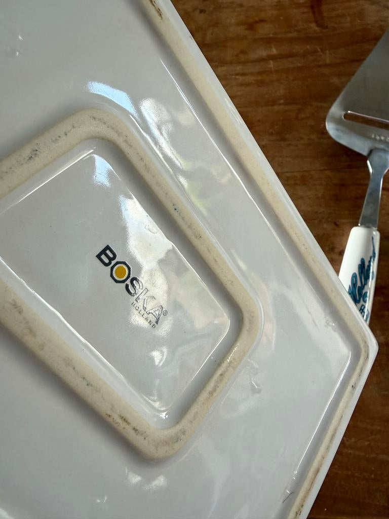 Boska Nieuw Delfts Blauw Porseleinen Snijplank & Kaasschaaf, Huis en Inrichting, Ophalen of Verzenden, Nieuw